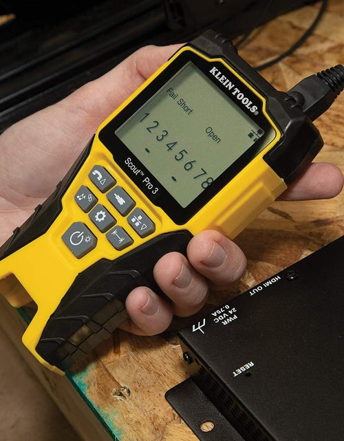 Load image into Gallery viewer, VDV501-851 Cable Tester Kit with Scout Pro 3 for Ethernet / Data, Coax / Video and Phone Cables, 5 Locator Remotes, Yellow
